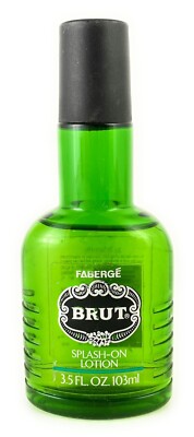 Vintage Classic Brut by Faberge Splash On Lotion, 3.5 Fluid Ounces