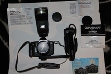 Canon Camera EOS 650D 35mm Film w/35mm-135mm lens Flash Handle QTB9500A Flash