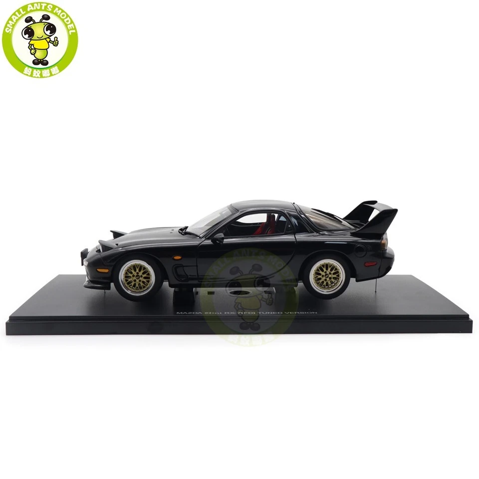 Coche modelo negro brillante 1/18 AUTOart 75968 Mazda RX-7 RX 7 FD versión afinada Foto 3 de 4