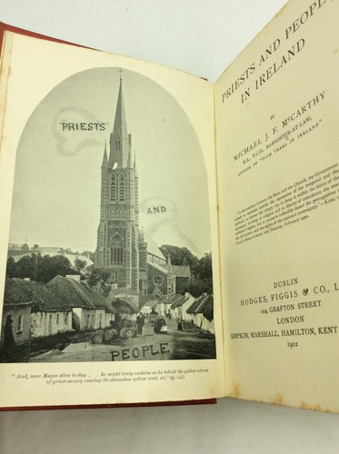 PRIESTS AND PEOPLE IN IRELAND by Michael J.F. McCarthy - 1902 - Catholic history - Picture 3 of 8