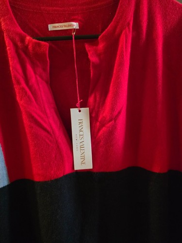 NWT FRANCES VALENTINE COLORBLOCK ANGORA DRESS SIZE 1X - Picture 7 of 8