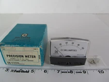 New NOS Calectro GC Precision Panel Meter 0-100 D.C. Milliamperes DI-915