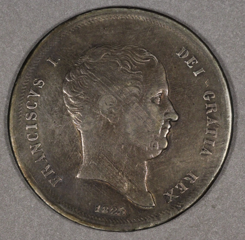 1825 Napoli e Sicilia Stati Italiani Argento 120 Grana