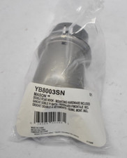 Moen YB8003SN Mason Collection Double Robe Hook Satin Nickel Wall Mount Single