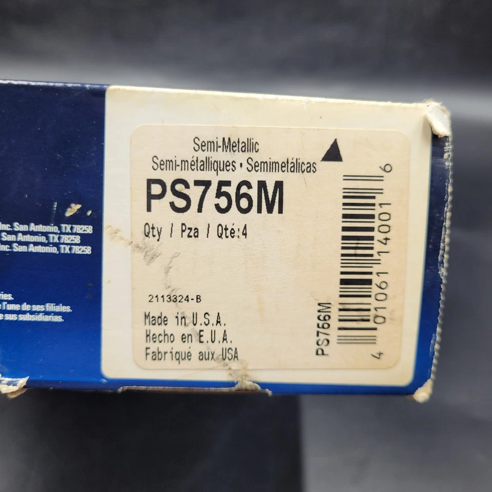 Pastillas de freno semimetálicas Perfect Stop Wagner PS756M Ford Excursion F-250 F-350 Foto 4 de 4