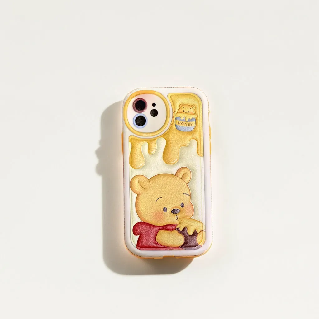 Custodia Huawei Mate 10 Lite Siliconica Trasparente | Cover Winny The Pooh Ufficiale Disney Antigiallo Protettiva