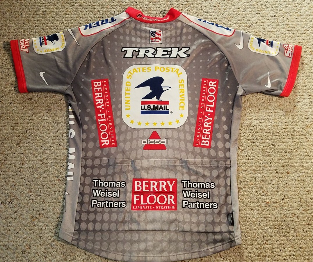 United States Postal Service Cycling Jersey Nike m/i Italy
