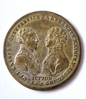 Token-to the Battle of Leipzig 1813-Emperor Franz I and Alexander of Rus