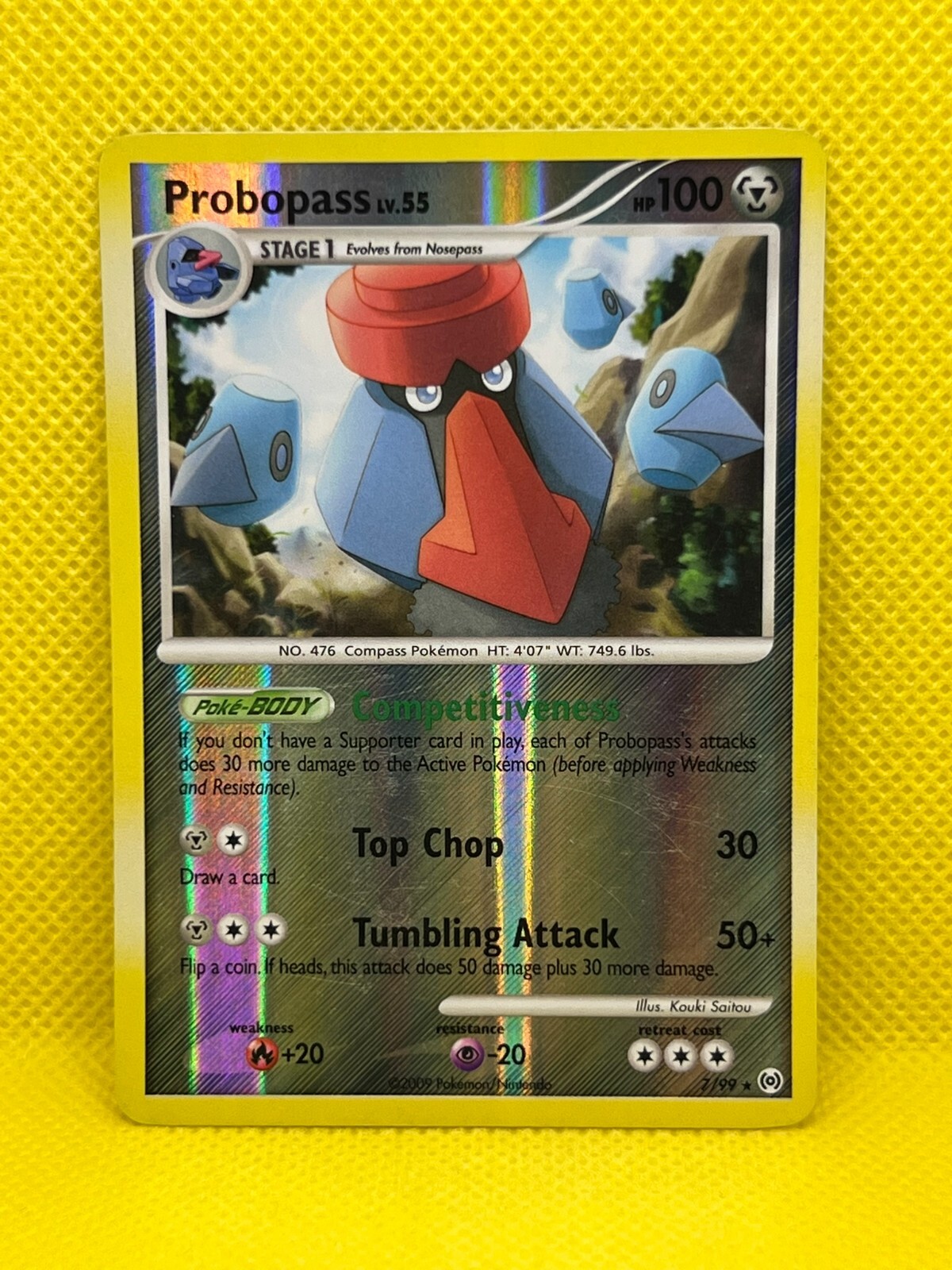 Probopass 7/99 2009 Platinum: Arceus Reverse Holo Rare Pokémon TCG