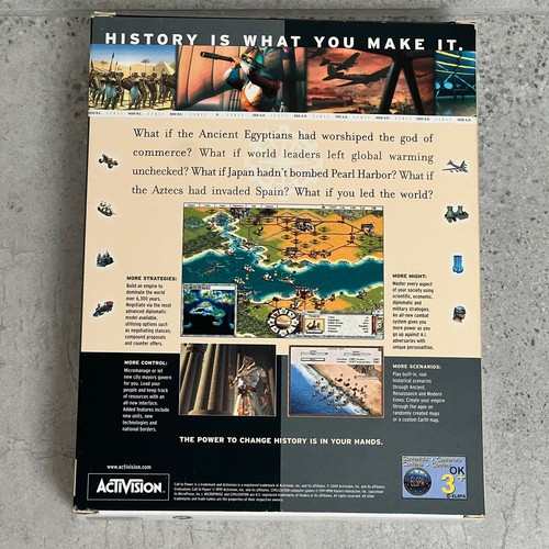 Civ Call To Power II 2 | Big Box PC CD-ROM | Windows 95/98/ME/2000 | Boxed | CIB - Picture 4 of 17