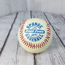 Vintage Ja-Ru, Inc Hand Sewn Sponge 3" Baseball 2004  #98GFL15