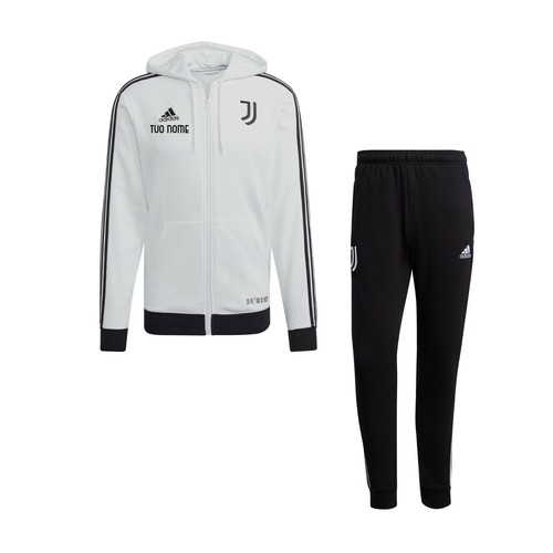 TUTA DA UOMO UFFICIALE ADIDAS CAPPUCCIO JUVENTUS JUVE 2021 PERSONALIZZATA |  eBay
