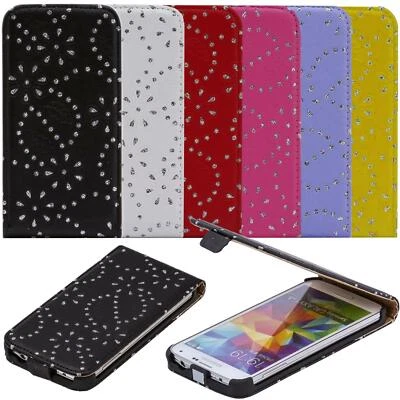Handy Tasche für Samsung Galaxy S4 Mini Schutz Hülle Flip Cover Case Klapp Etui - Bild 1 von 4