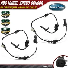 2x Rear Side ABS Wheel Speed Sensor for Chevy Traverse 2018-2022 GMC Cadillac