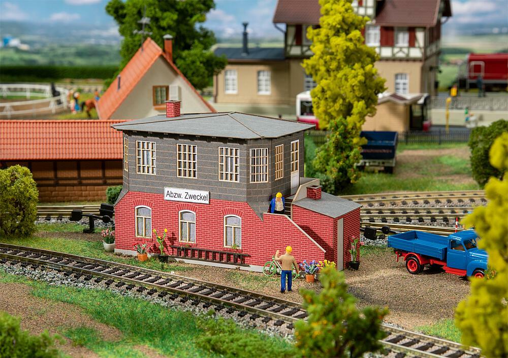 Faller 120091 Stellwerk Zweckel - 1:87 Spur H0 - Bausatz - Neu - OVP