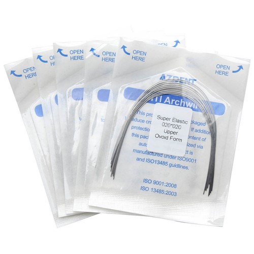 Dental Orthodontic Arch Wire Wires Oval Form Stainless Steel Round/Rectangular - Photo 188/208