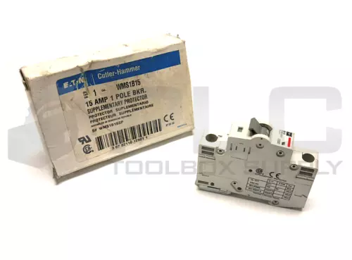NEW CUTLER HAMMER WMS1B15 BREAKER ONE POLE 15A
