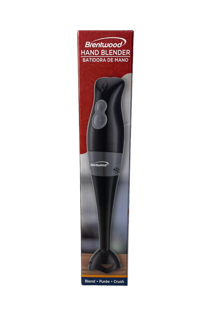 Brentwood HB-32BK 2-Speed 260W Immersion Hand Blender Black 