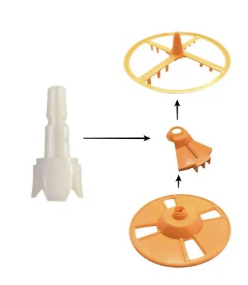 4 Pieces Repacement Parts Compatible w/ Baby Brezza Formula Pro Advanced FRP0046