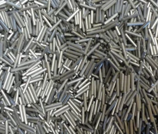 Pins STAINLESS steel  Pre-cleaned (.047" x .255") ready to burnishBrass/ Casings