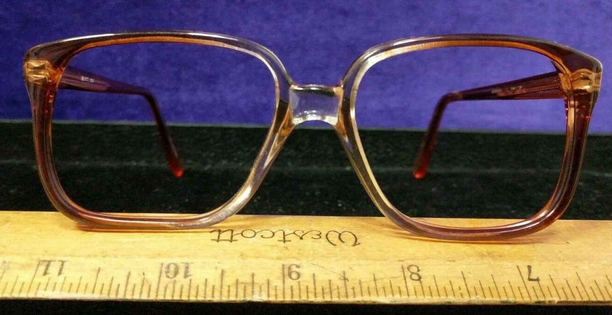 1X Vintage Mark IV Retro Square Classic Glass Glasses Frame  display picture 1