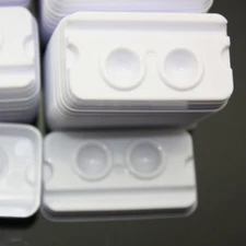 100 PCS Bonding Composite Adhesive Mixing Wells Trays 2 Holes Model