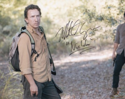 MICHAEL TRAYNOR signed Autogramm 20x25cm WALKING DEAD in Person autograph COA