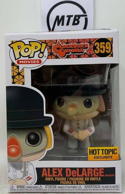 Funko Pop Movies Hot Topic Alex Delarge Masked Vinyl Figure 359 Clockwork Orange for sale online