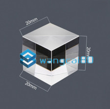 1PC Beamsplitter Cube Dichroic Beam Splitter Prism Ratio 50:50, 400-700 nm, 20mm