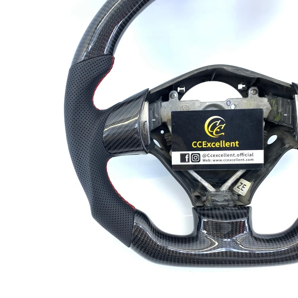 Volante de fibra de carbono Legacy para Subaru 2009-2013 Forester/WRX STI/2009 Foto 3 de 4