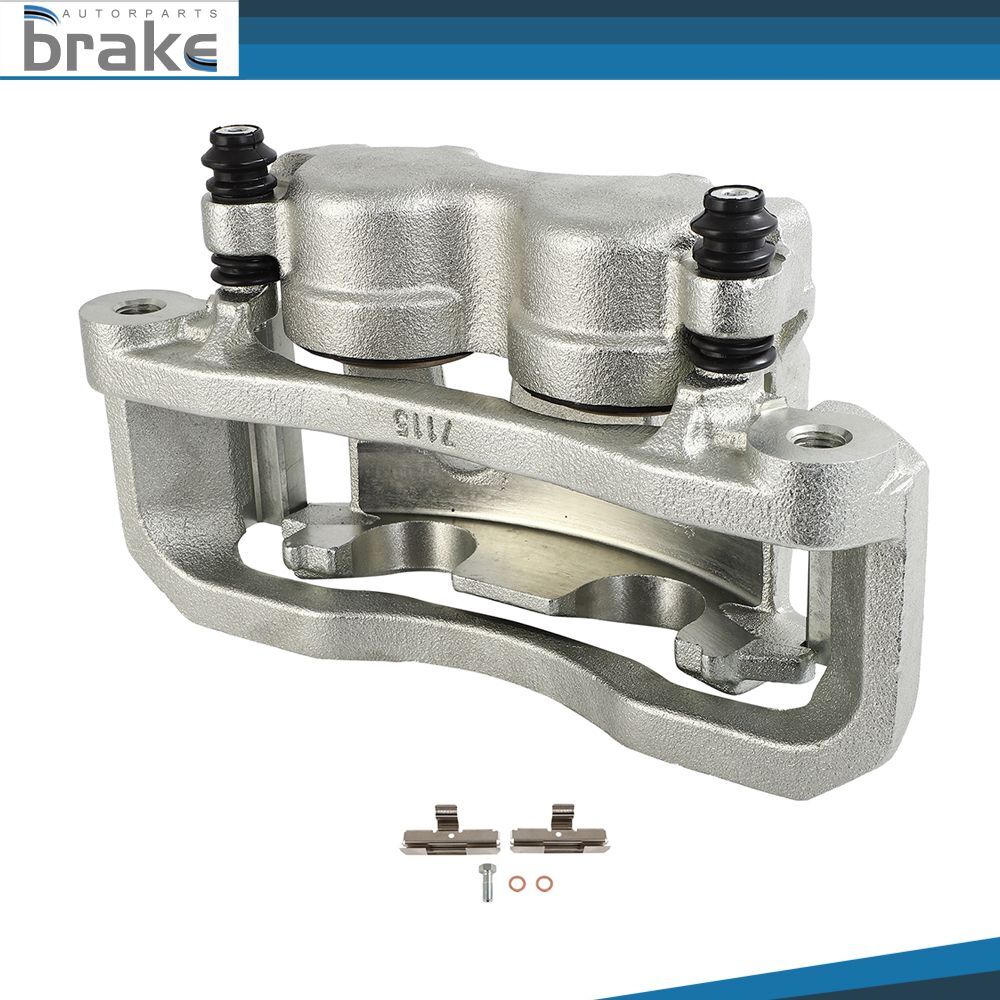 1995-2001 Ford F-250 Front Disc Brake Caliper with Bracket Passenger Side