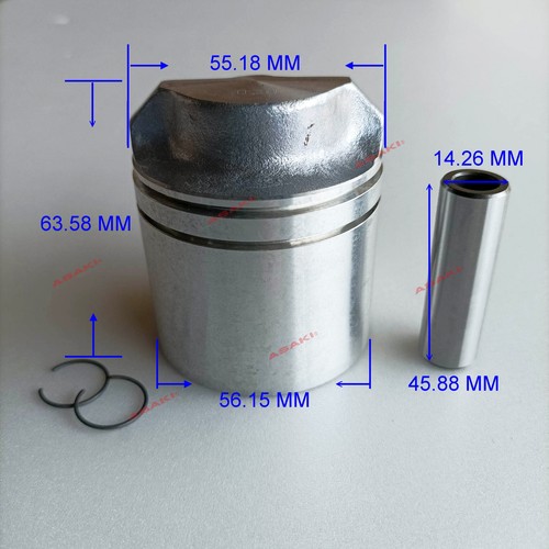 For OMC Johnson Evinrude 9.9/15 HP Piston Kit 0.030 0396574 396574 + Piston Ring - Picture 11 of 12