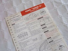 Revue technique Ford CAPRI