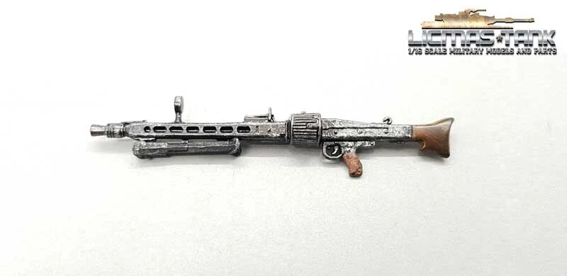 LICMAS MG 42 Maschinengewehr 1:16 mit Fliegervisier und Trommelmagazin Artikel 3463