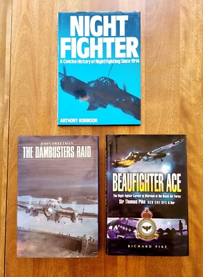 Night fighters, royal air force, Dambusters RAF, Military Aircrafts Lot of 3