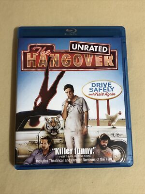 The Hangover (Unrated) BLU-RAY Todd Phillips 2009 Ed Helms Bradley Cooper Movie