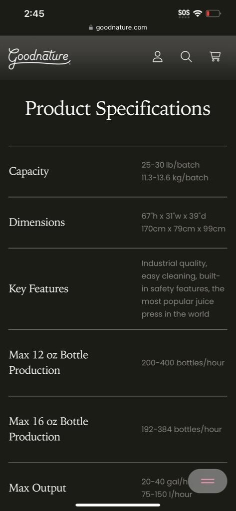 Industrial juice press&nbsp;Industrial quality, easy cleaning, built-in safety featur