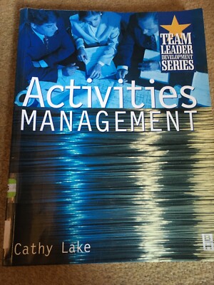 Activities Management (Team Leader Development) by Lake, Cathy Paperback Book