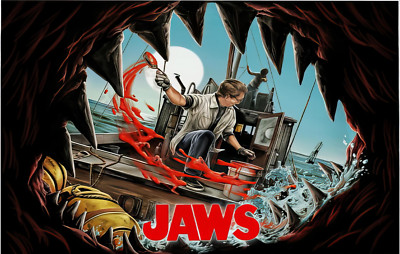 Stern JAWS Pinball Machine Custom TRANSLITE #2