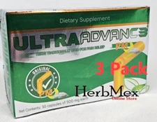 Ultra Advance 3 PM 3 Pack Herbs ultra advanc3 pm collagen magnesium 3 Boxes