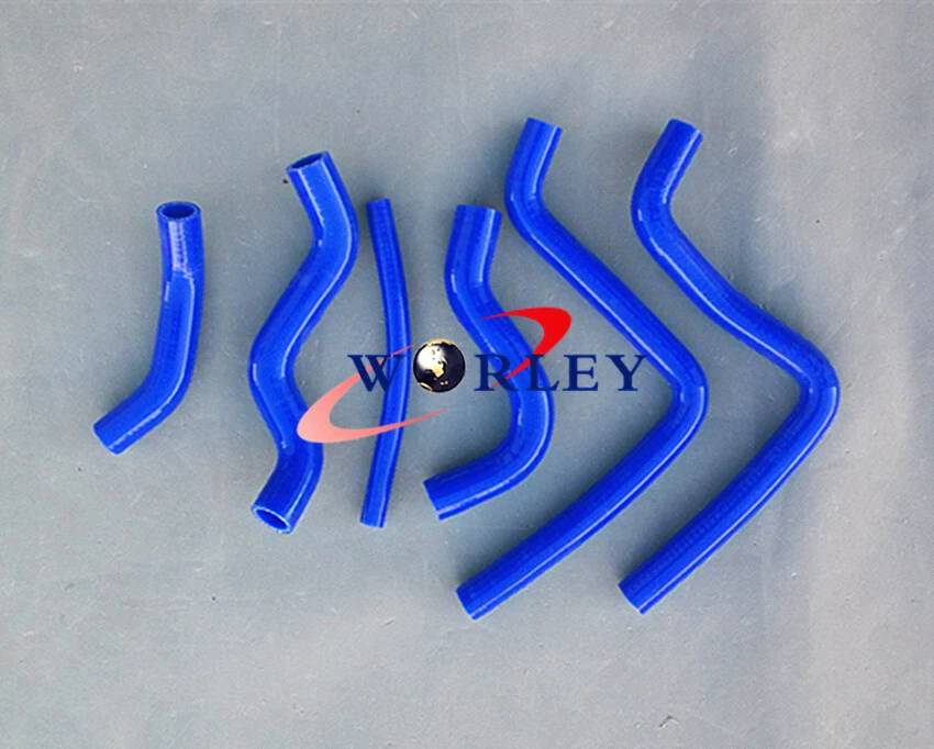 Manguera radiador silicona negra para Honda CR125R CR125 CR 125 2000 2001 2002 00 01 Foto 4 de 4