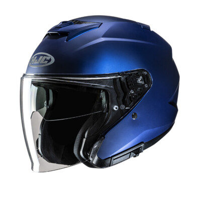 Casco JET moto HJC I31 SEMI FLAT METALLIC BLU taglia M helmet