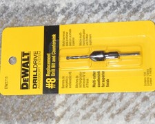 DEWALT No 8 COUNTERSINK & PILOT DRILL BIT TO FIT DEWALT FLIP DRIVER