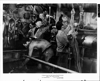 ORIGINAL VINTAGE CINEMA STILL PHOTO MOVIE HELL AND HIGH WATER RICHARD WIDMARK