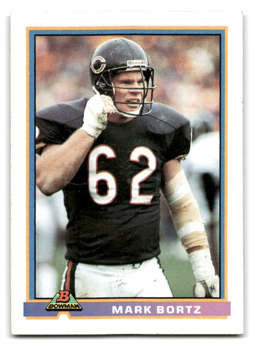 Mark Bortz 1991 Bowman #70 Chicago Bears FOOTBALL | eBay
