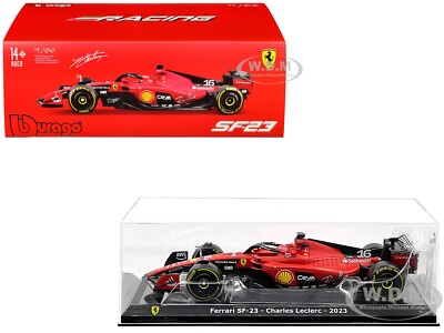FERRARI SF-23 #16 LECLERC FORMULA ONE F1 CHAMPIONSHIP 2023 1/24 BBURAGO 26808 CL