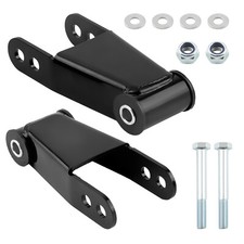 1-2 Inch Drop Shackles Lowering Kit For Ford F100 F150 2wd 1973-96 Powder Coated