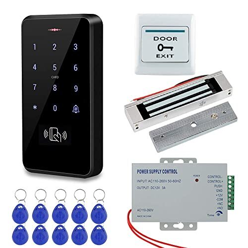 HFeng Kit Set System Controllo Accessi Impermeabile Porte Esterne IP68 (U9A)