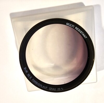 Genuine B+W 62MM 62E  25% Graduated ND Neutral Density Filter， Sale！