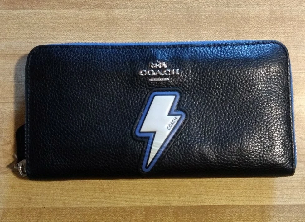 Saint laurent top lightning bolt wallet
